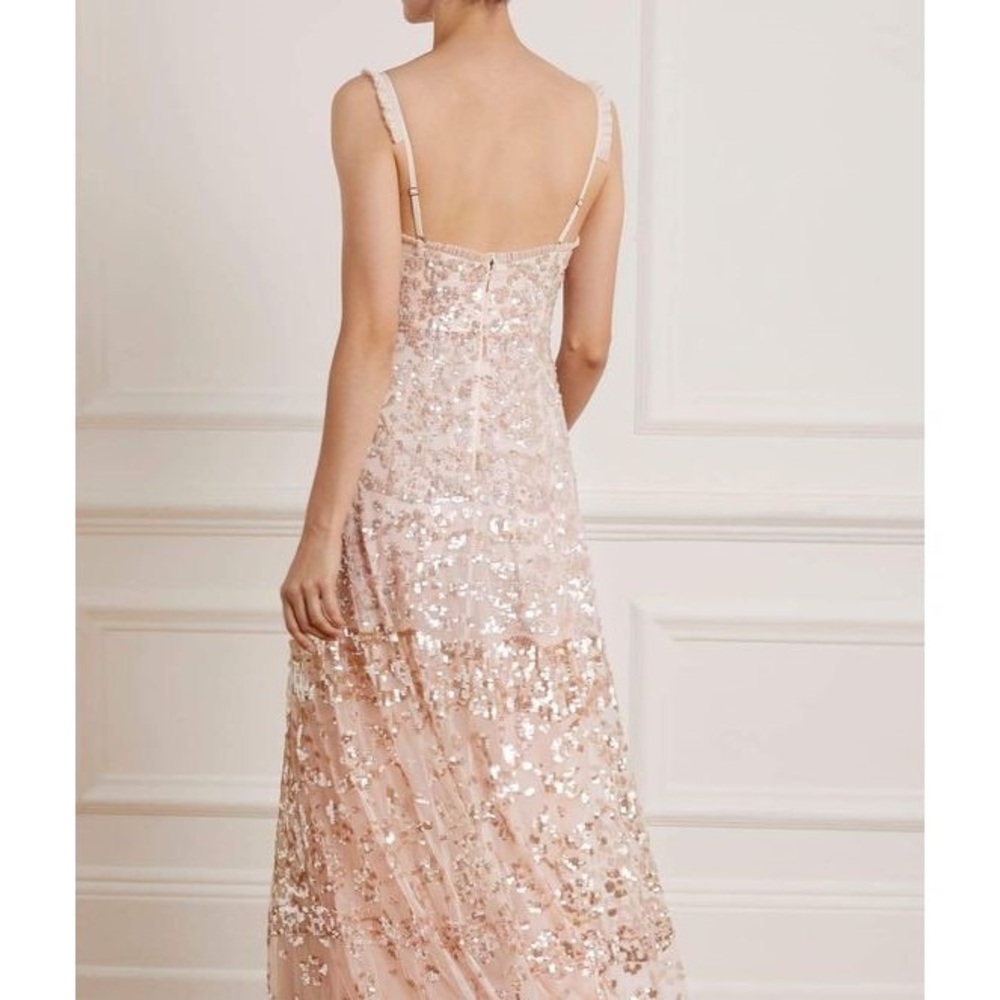 Needle & Thread
Patchwork Sequin Cami Gown/US Size 0/New with tags.